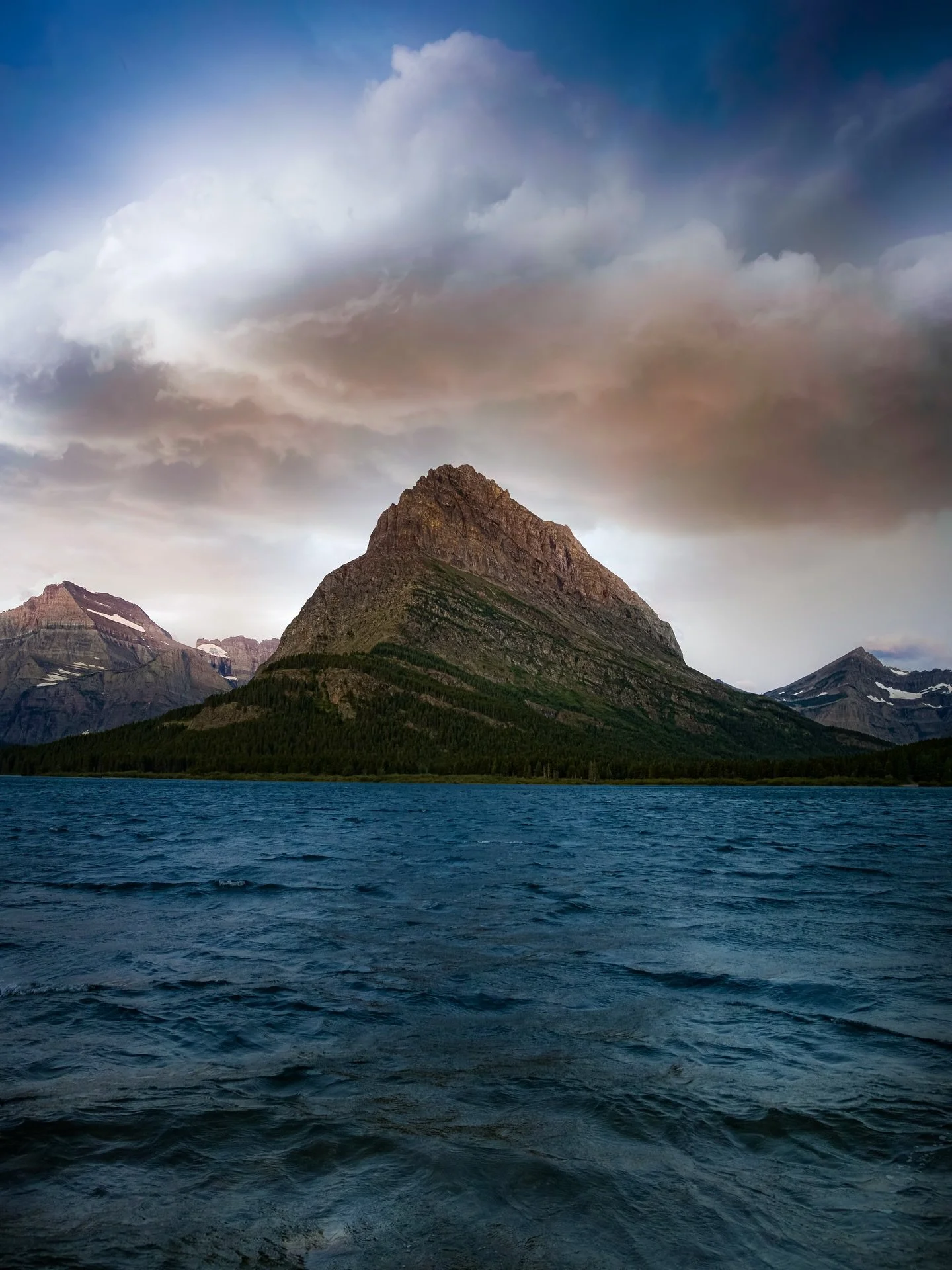 Spring doesn&rsquo;t ease you in up here&hellip; it tests you.

Many Glacier was wide awake that day&mdash;winds ripping through the valley, steady at 60&hellip; 70 mph&hellip; and then the kind of gusts that make you lean into them just to stay on y