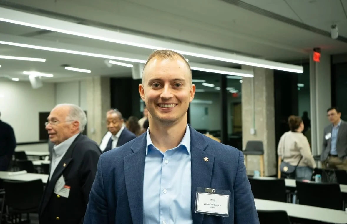 NCMA DC Board Member Spotlight 🔦

Meet the mind behind our speakers, topics, and events - our VP of Programs, Jaim Coddington!

Jaim brings thoughtfulness, vision, and so much heart to every NCMA DC event. From choosing the right voices to leading g