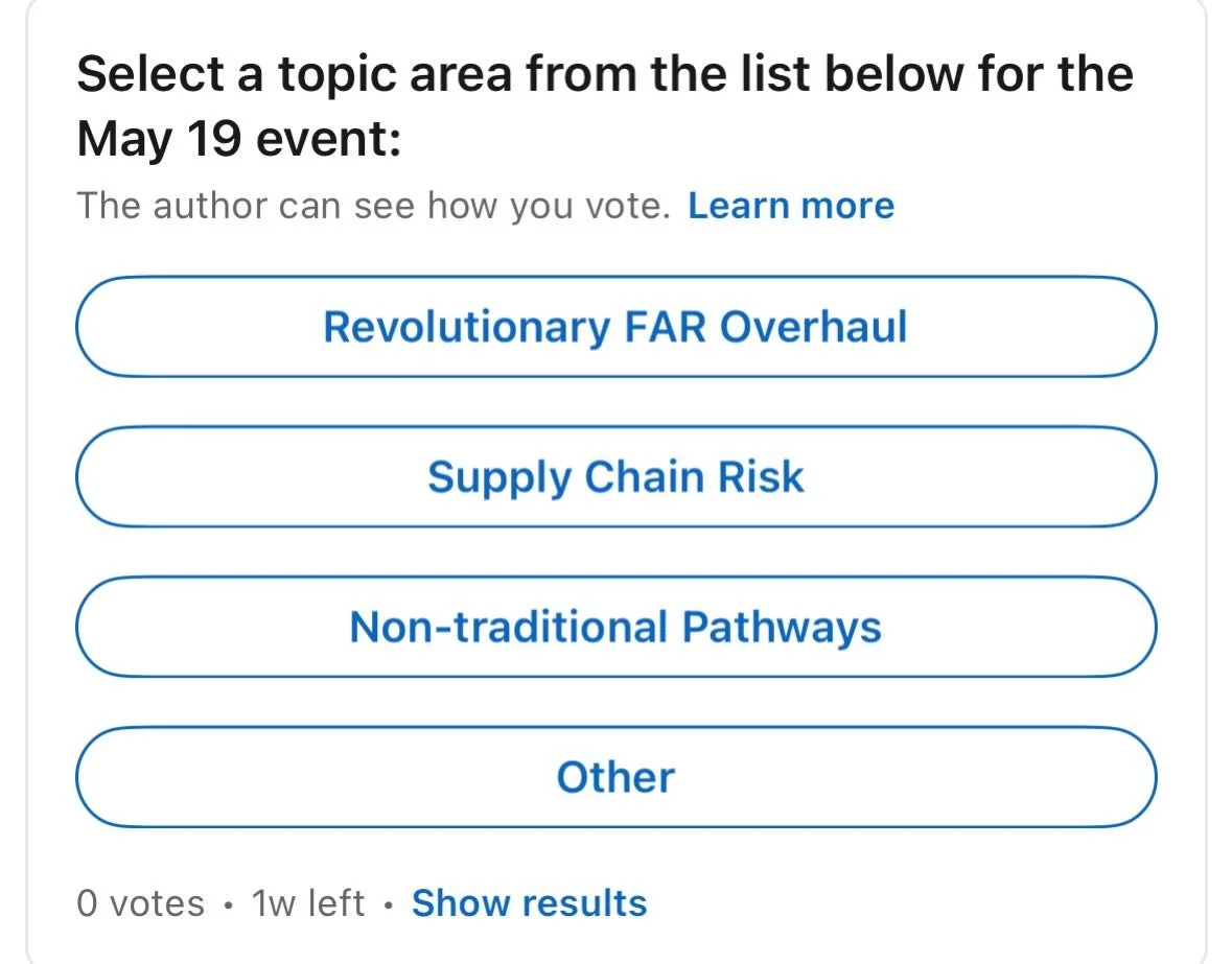 Trying this again because we truly value your opinion 🤍

With our next event coming up on May 19, we want to hear from you! 

Drop a comment below and let us know what topics you&rsquo;d love to see us cover. 

Your input helps shape what we create,