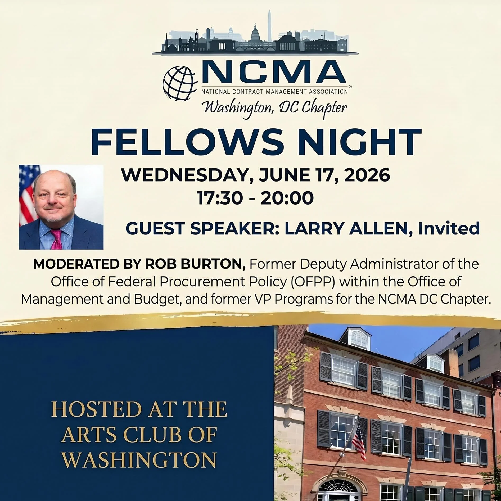 The FAR is changing. Are you ready?

Join NCMA DC on June 17 to hear from Larry Allen as he discusses one of the most significant changes to federal acquisition in decades.

Register today at the link in our bio!