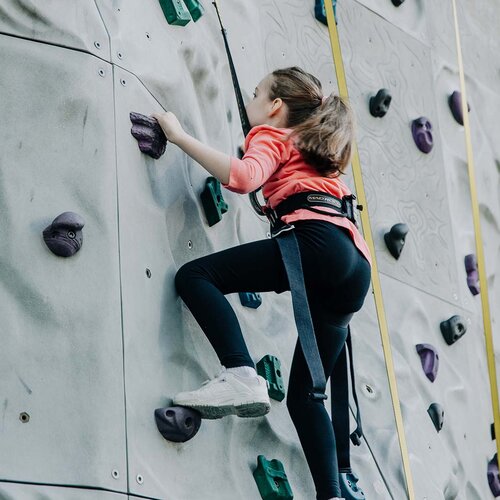 Child climbing the rock wall at Ettamongah Pub Kellyville Ridge - KKDay Top 10 Kid-Friendly Restaurants in Sydney