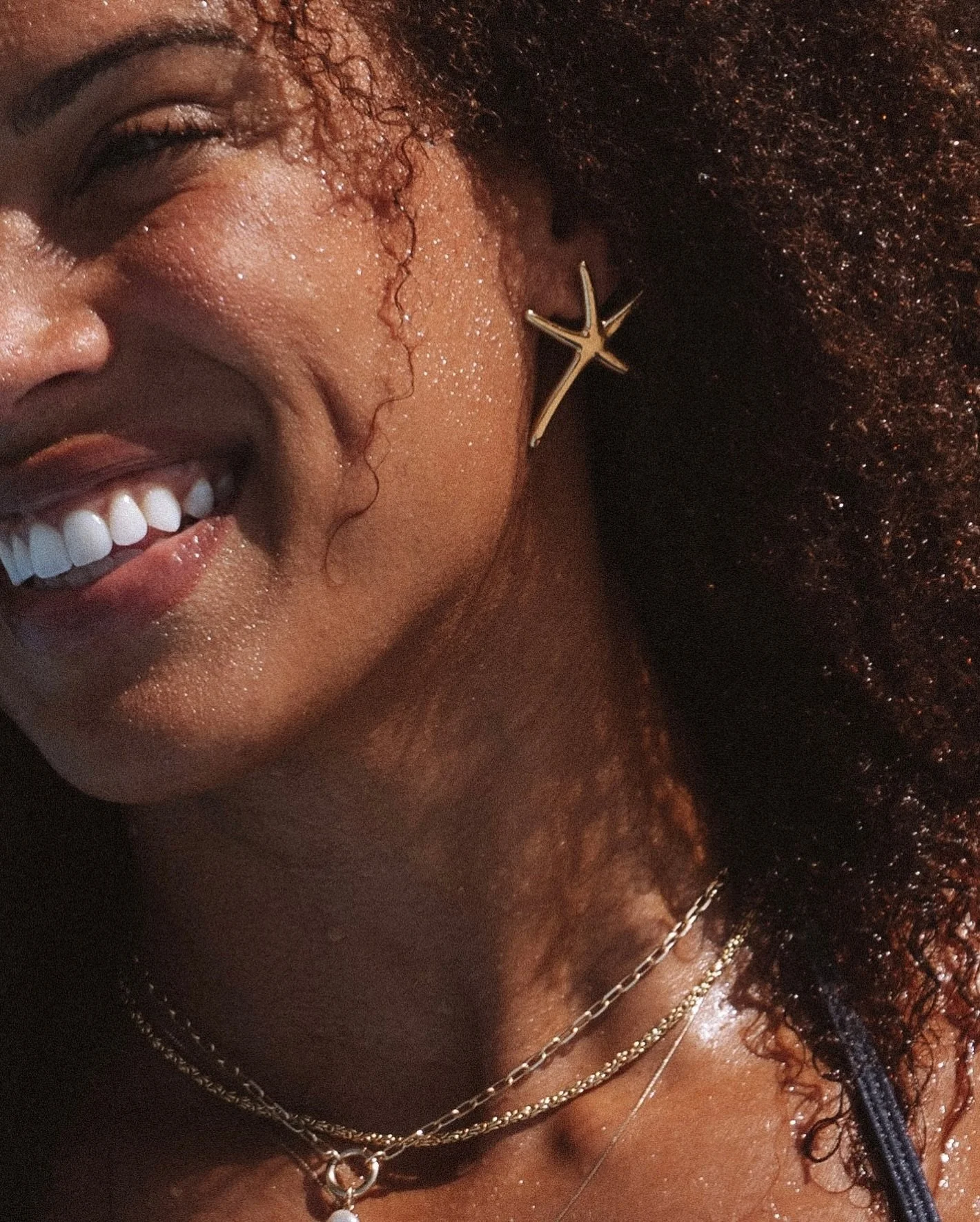 The Estelle Earrings &mdash; the perfect stocking stuffer for your mermaid friends 🧜🏽&zwj;♀️