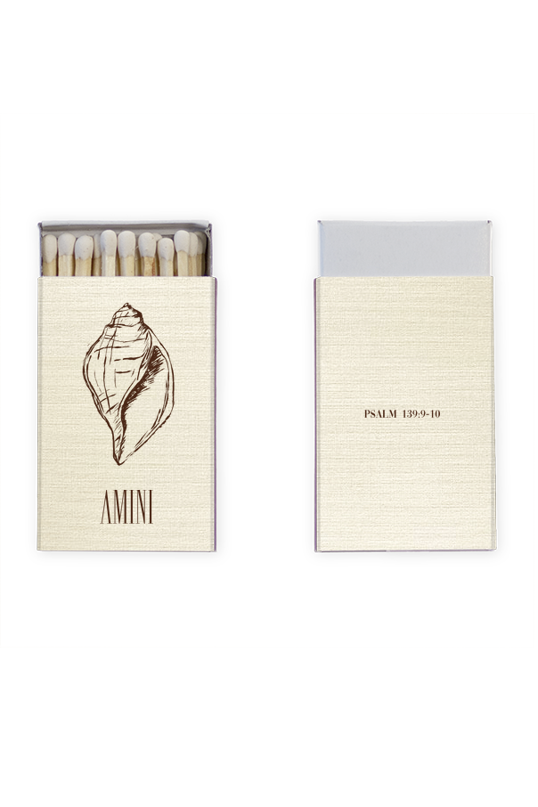 SEASHELL MATCHBOX