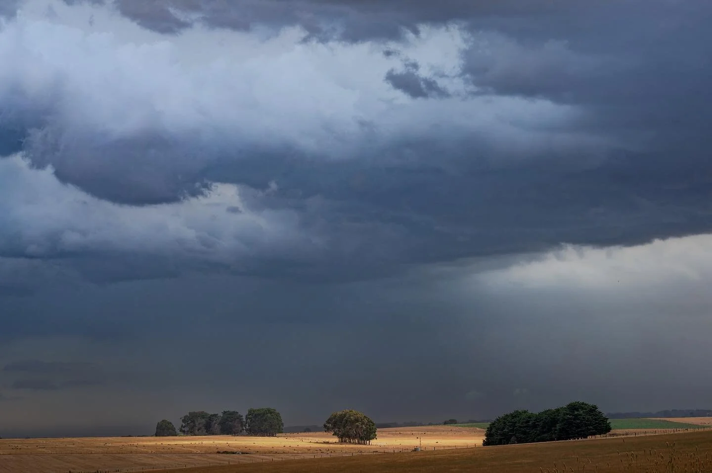 I always have my camera in the car with we when I&rsquo;m travelling 
This was just one of those stop the car and get the light shots from last week when we had storms passing through Victoria with more storms perditions for the end of this week I ho