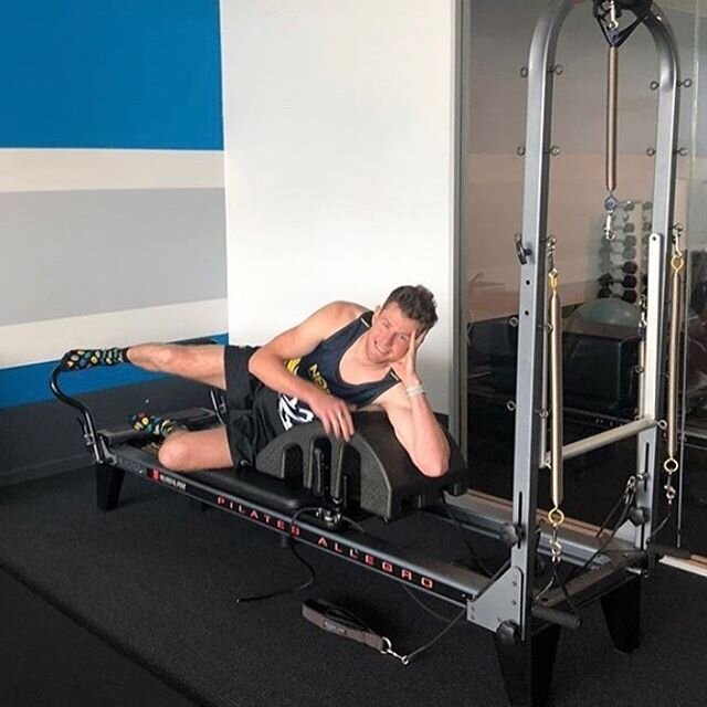 @haren24 from @nexasport and @southadelaidefc pretty happy that the SANFL starts back this weekend! 
Good luck to all our footy players who return to games over the next few days. Have a blast!! Pic credit @borgosaurus : thanks Lisa 😊

#movementwithmeaning #pilatesadelaide #pilates #infinitypilateswestlakes #infinitypilatesandpersonaltraining #moveyourbody #move #healthyspines  #pilateslovers #fitness #healthy #westlakes #pilateslife #classes #workout #training #fitness #2020 #strong #healthy #fallinlovewithmovement
#community #friendships #afl #sanfl #thefootyisback !