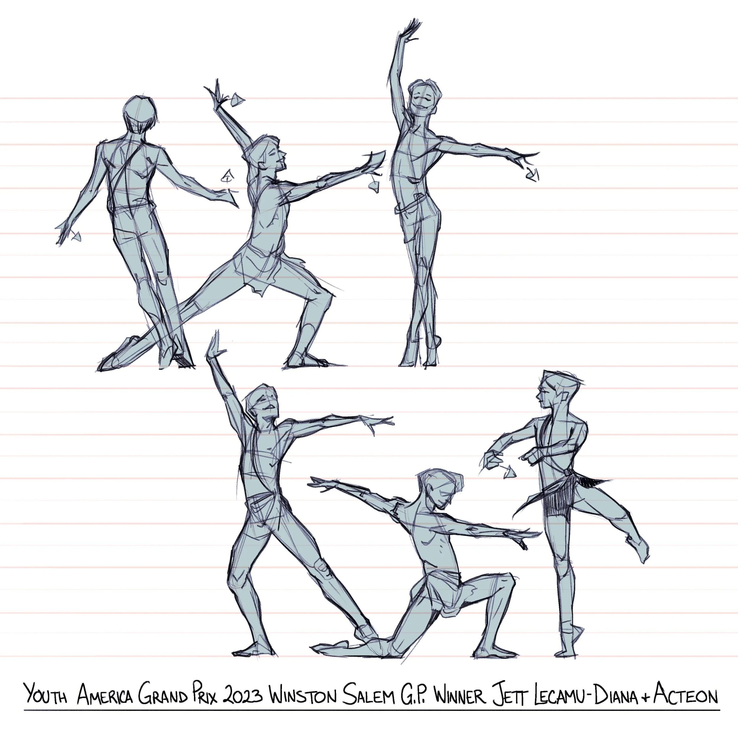 More dance drawings
