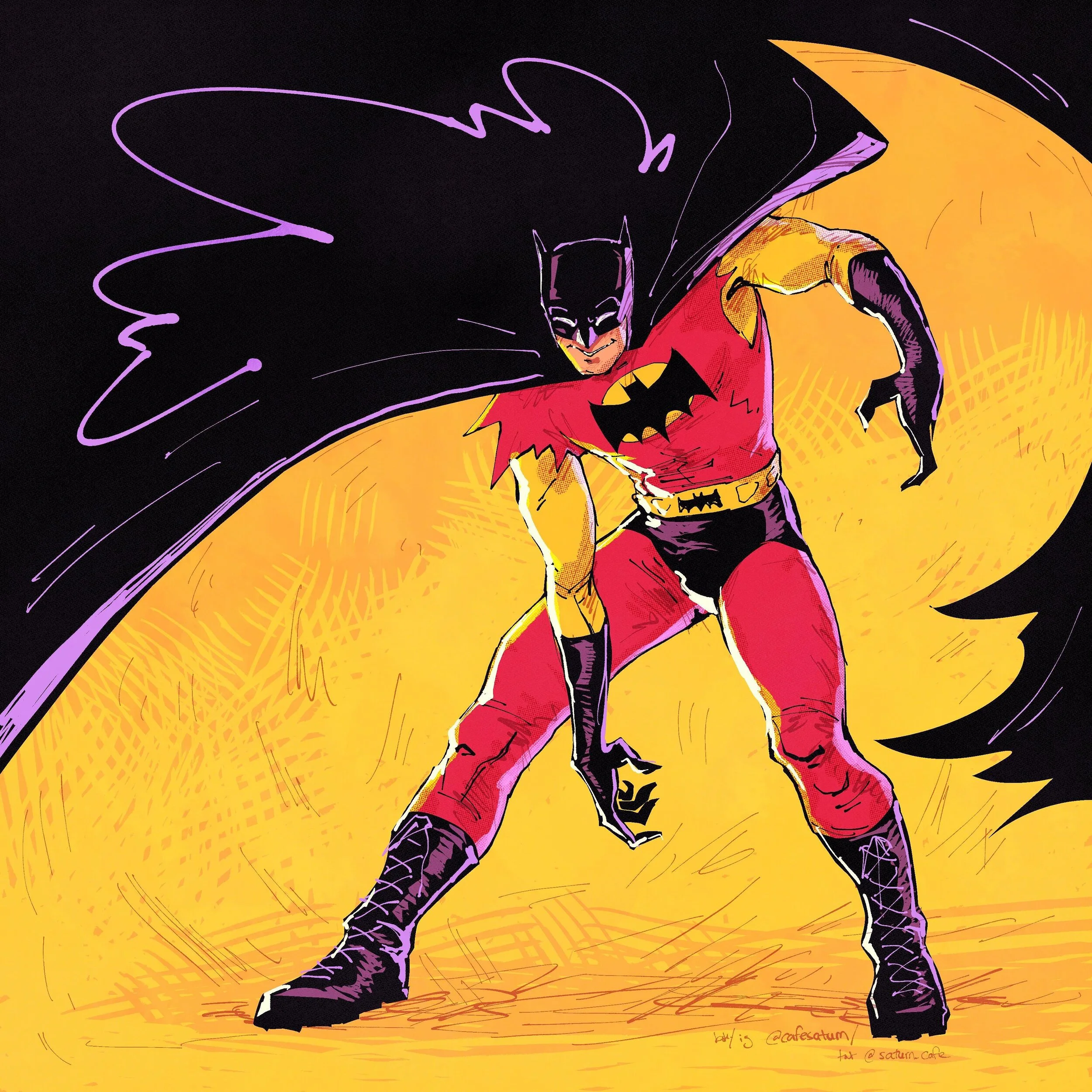 ITS MY BIRTHDAAAAAY (technically it was yesterday, on the tenth, but the date rolled over while i was drawing lol) Heres a Batman of Zurr-En-Arrh for you!!!!! #batman #batmanofzurenarrh #batmanofzurrenarrh
