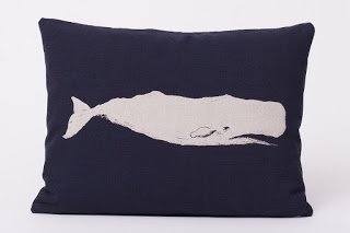 Hemp & Organic Cotton Blend Pillow- Hand printed with water based ink