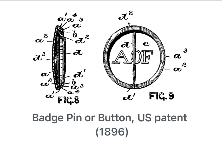 Badge Pin Button Patent 1896.png
