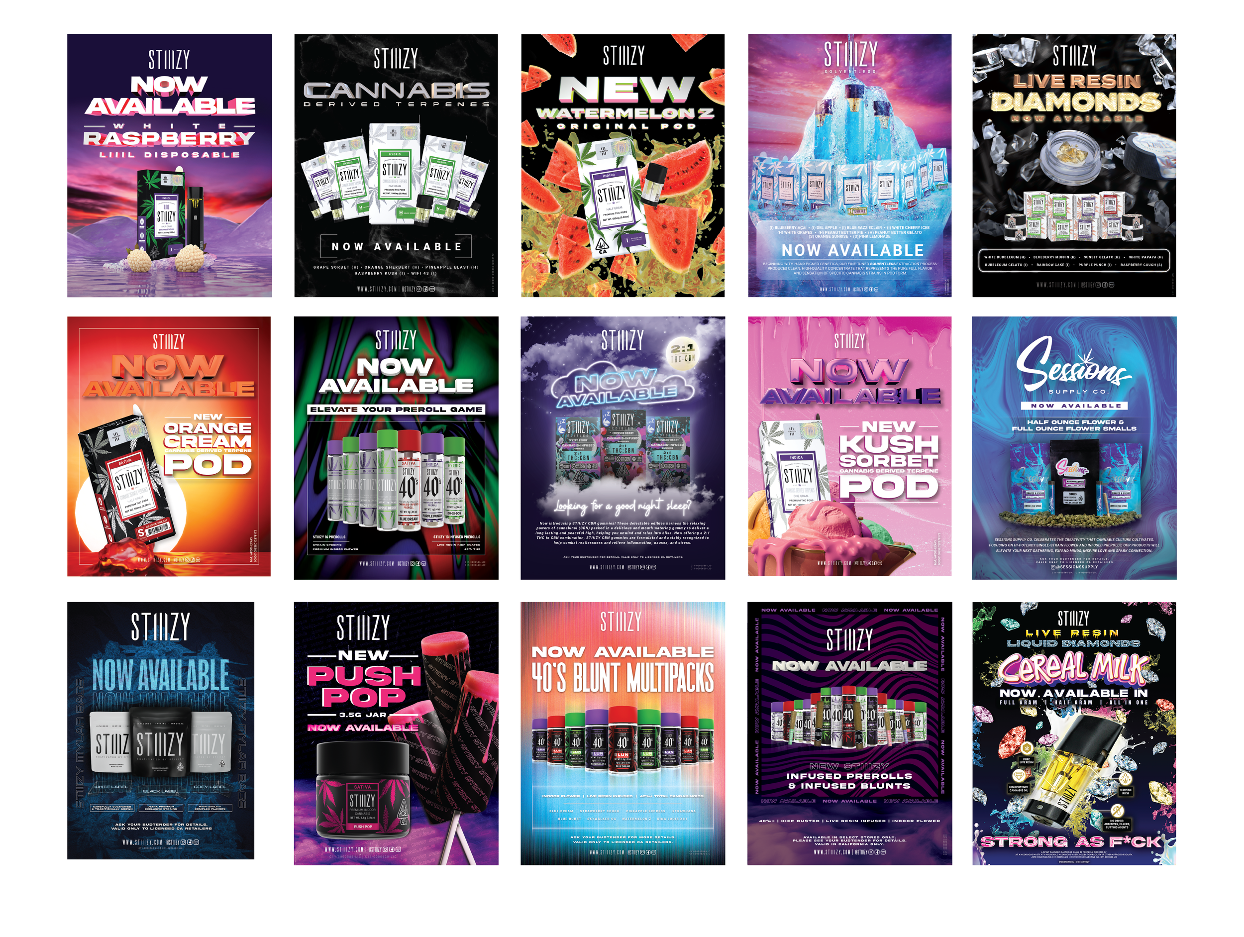 STIIIZY Flyers Compilation