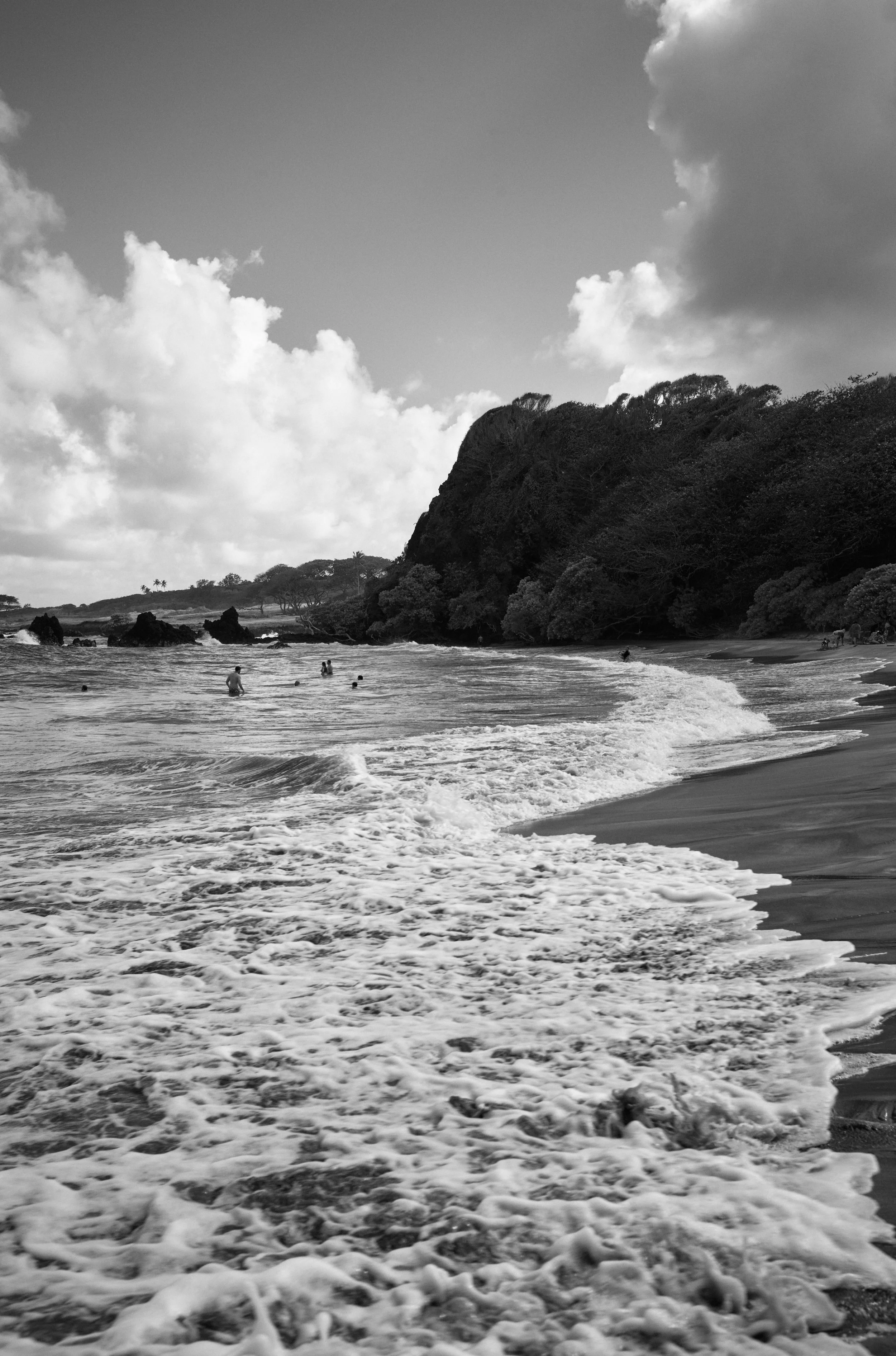 Black Sand Beach Hawaii