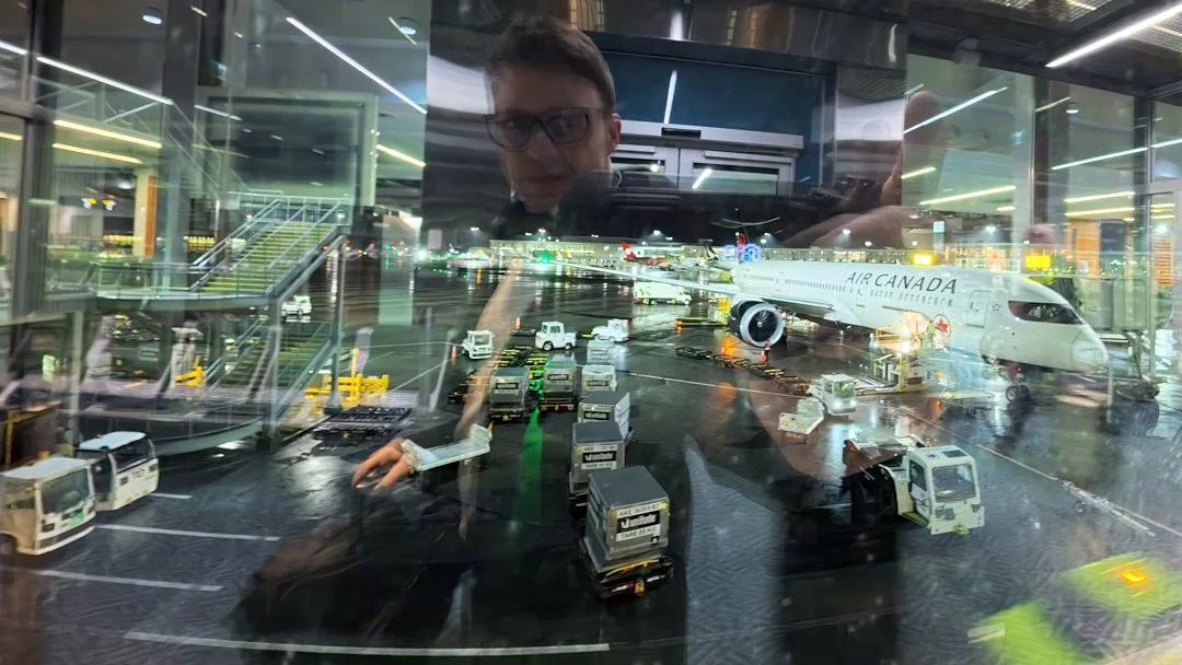 AirCanada plane captured on the Insta360 Ace Pro2