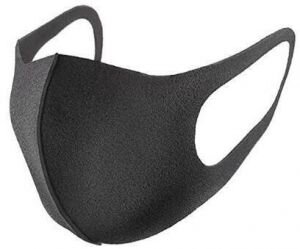 "ANTI" Black Elastic Flex Mask