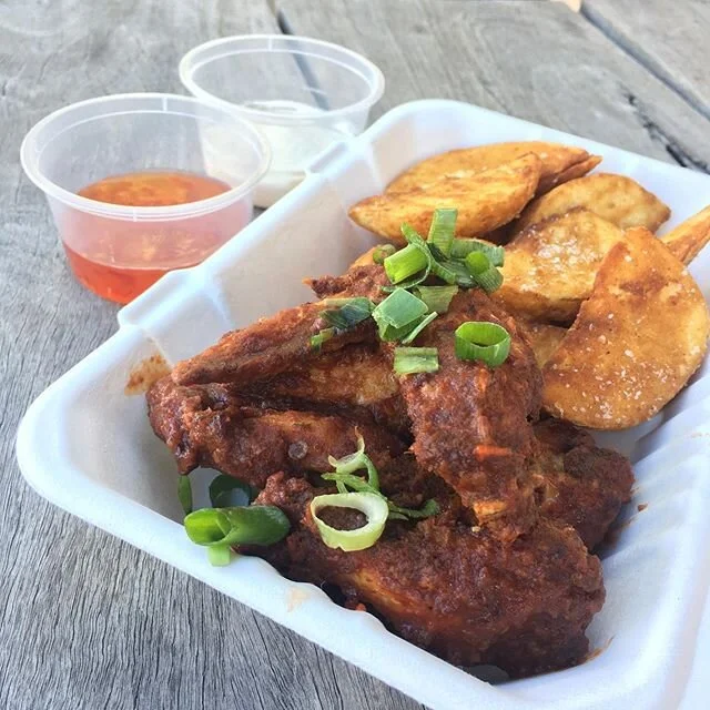 Buffalo Chicken Wings with Wedges is today’s special $13 
Ready for 5:30pm tonight but taking pre-orders now!