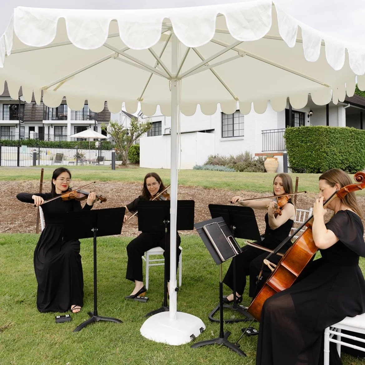 Celebrating Molly and Connor with our Southern Highlands String Quartet

📸 @meadowlanevisuals