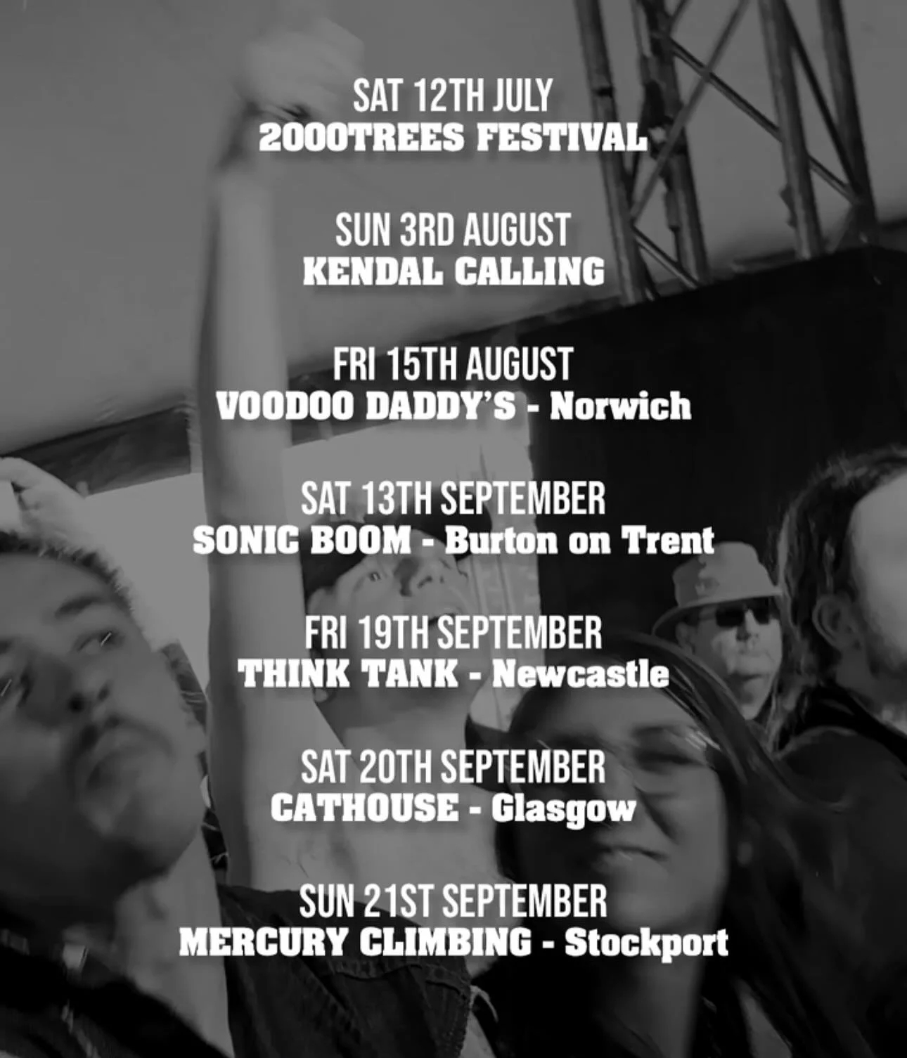 Catch us on the road.