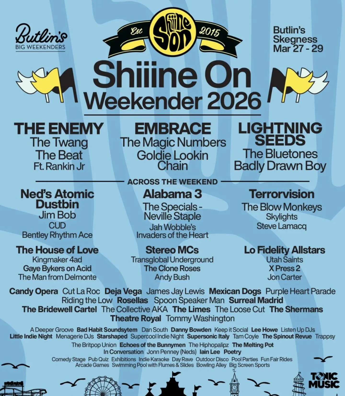 Unfortunately we can no longer appear at @shiiine_on_ fest this year. We have other dates and festivals coming up this spring/summer.