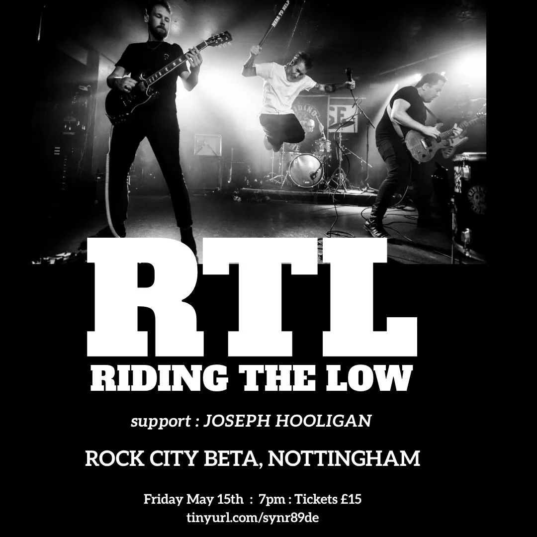 RTL are back @rockcitynottingham on FRIDAY MAY 15th &lsquo;PLAYING ONLY THE HITS&rsquo; Support from @josephhooligan TICKETS AVAILABLE VIA LINK IN BIO