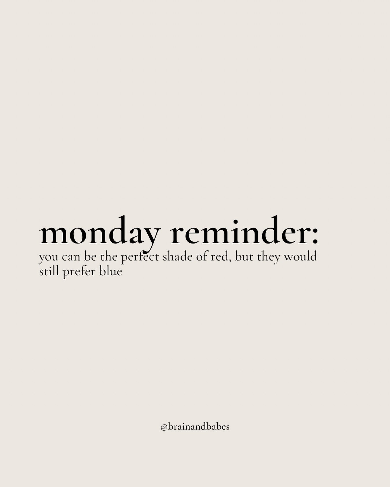 happy monday, BABE 🧠