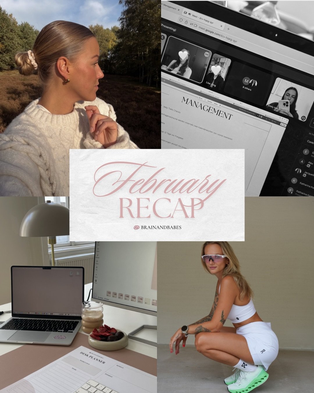 FEBRUAR RECAP 🧠
New BABES im Management 🤍
Wir durften diesen Monat gleich zwei neue Gesichter in unserem exklusiven Management begr&uuml;&szlig;en. Eine davon ist @lleennyyy sie inspiriert mit ihrem farbenfrohen Content rund um Fashion, DIY&lsquo;s