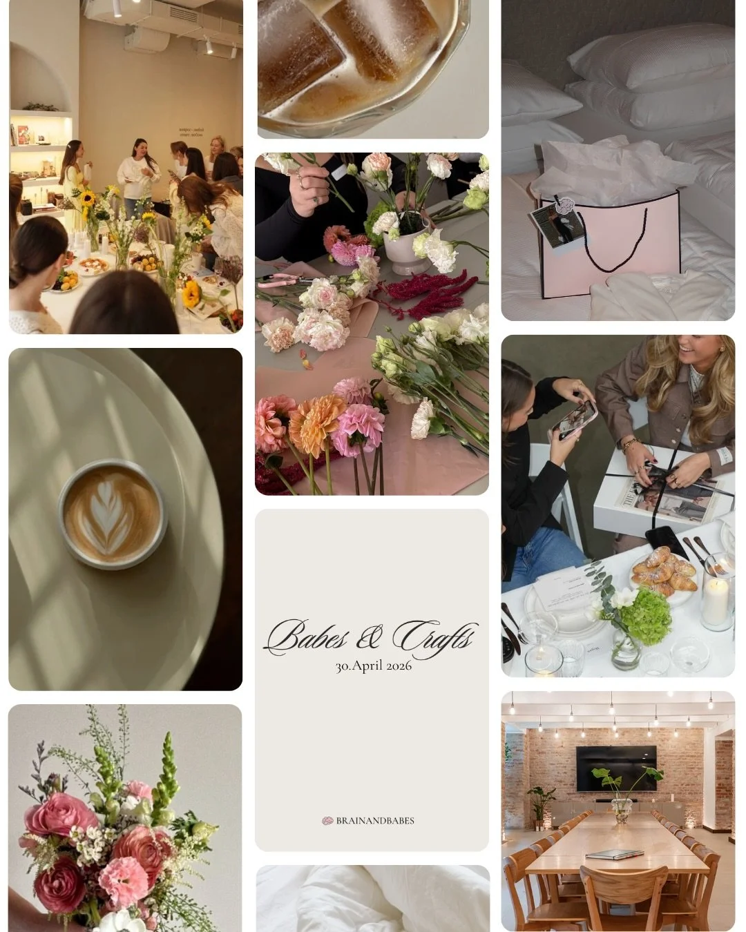 hey BABE,

hast du Lust auf einen cozy Nachmittag mit uns? 💕

Bei unserem Babes&amp;Crafts Community Event gestalten wir gemeinsam unsere eigenen Blumenstr&auml;u&szlig;e, trinken Coffee von @tchibo.at und verbringen ein paar richtig sch&ouml;ne Stu