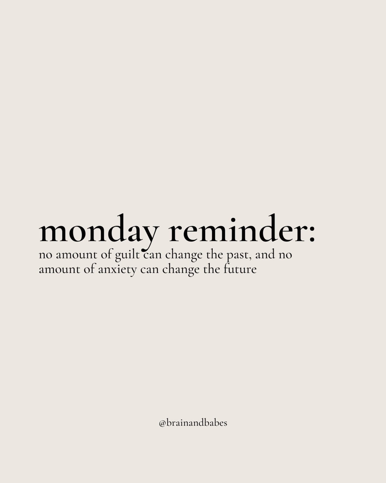 important monday reminder 🧠