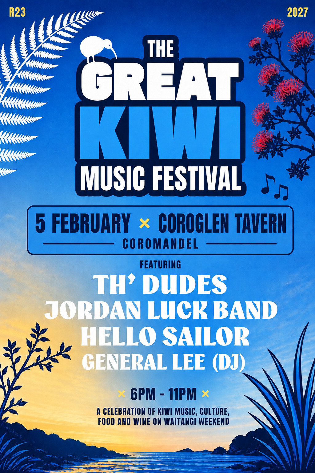 THE GREAT KIWI MUSIC FESTIVAL