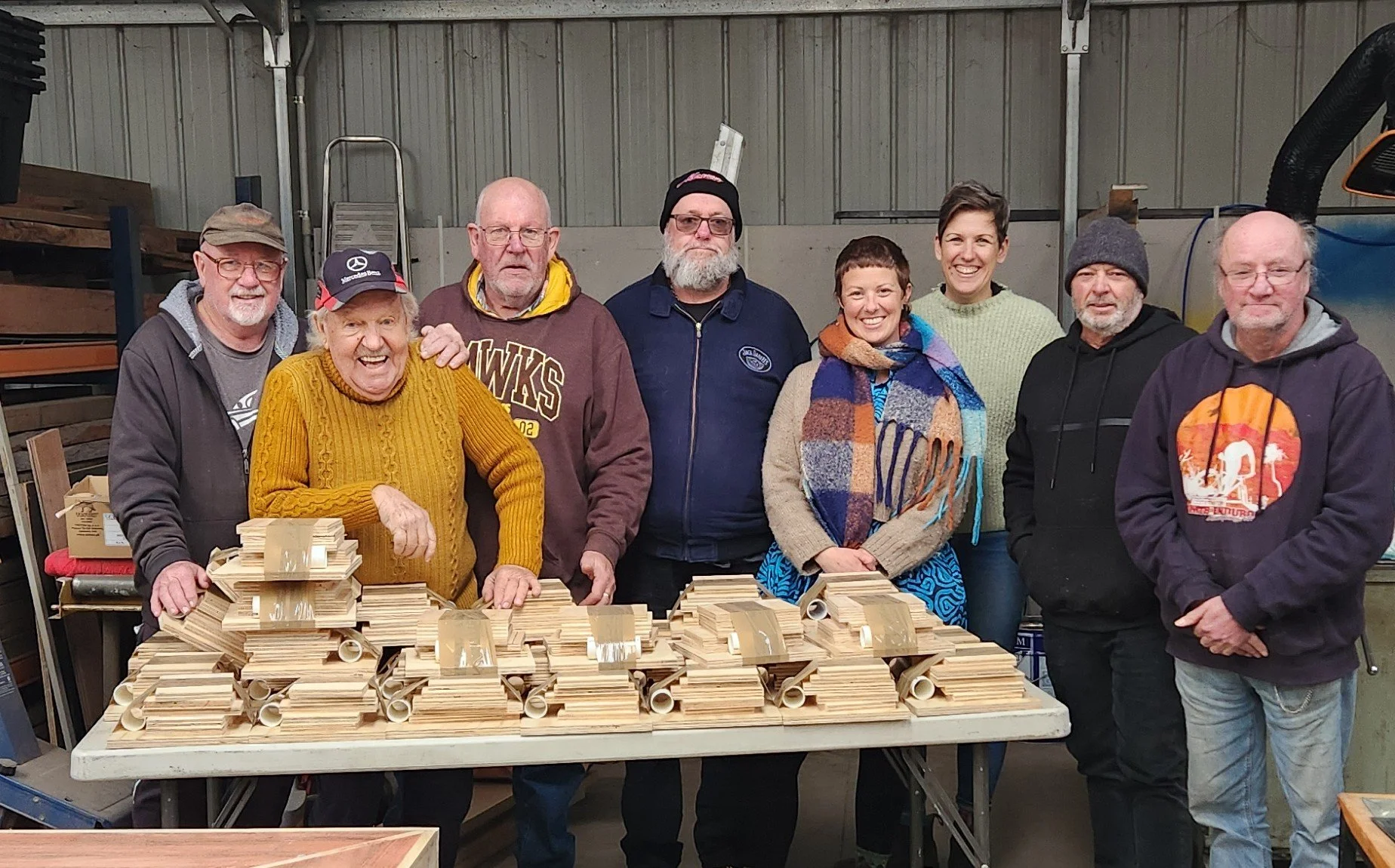 Mansfield Men's Shed and Up2Us Landcare Alliance Team Up for Fire-Affected Wildlife