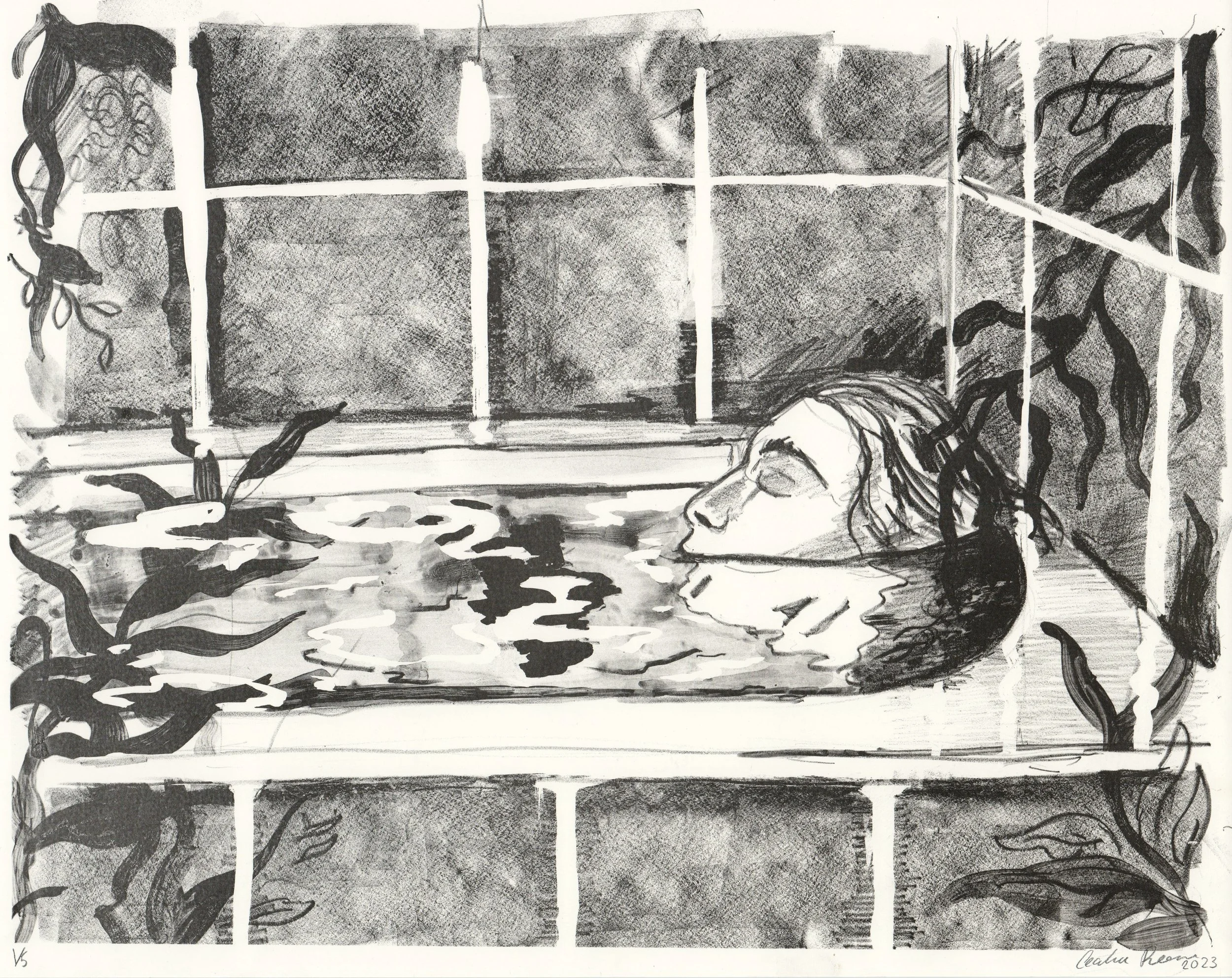 Wetlands Lithograph Print