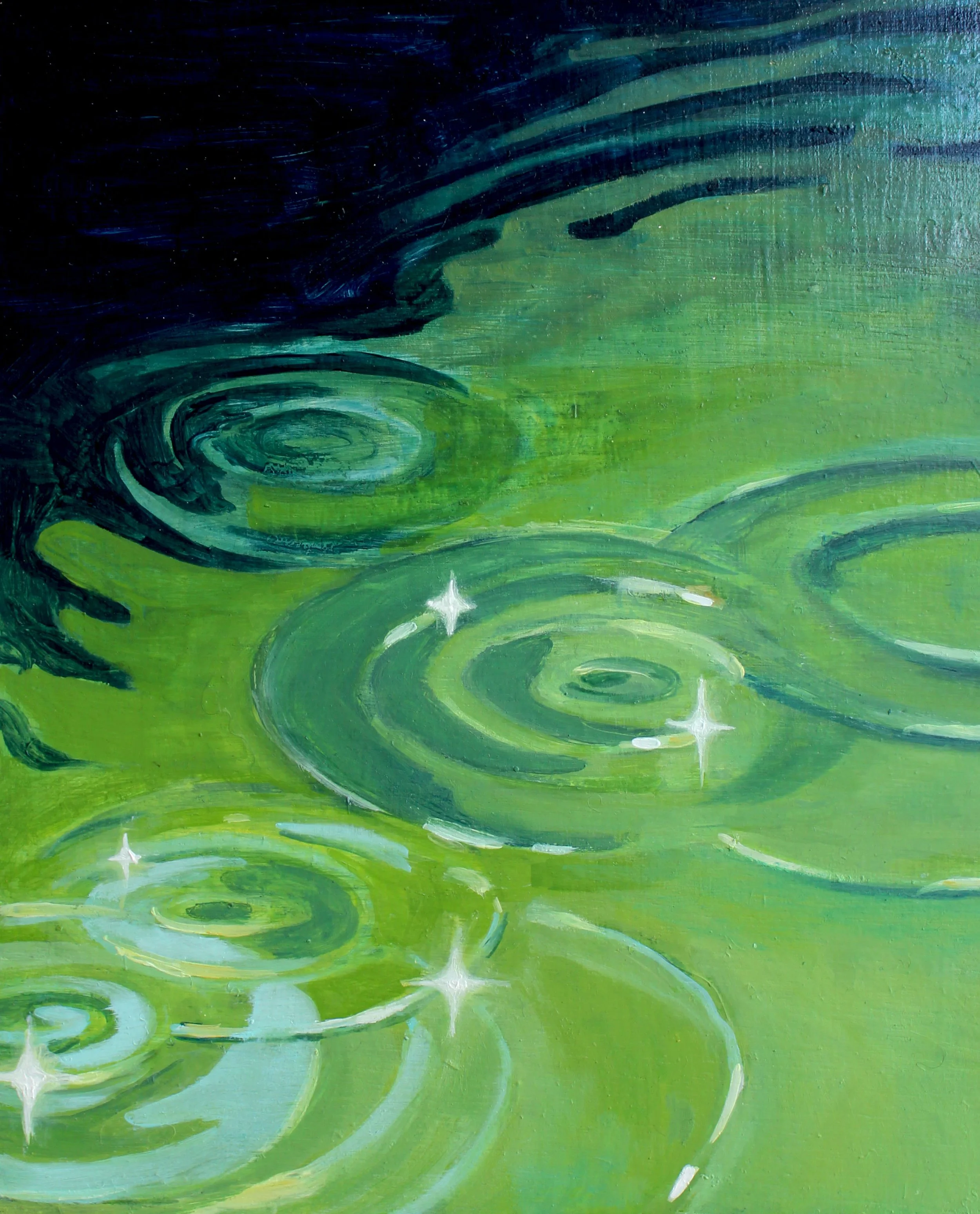 Reeve, Cecilia, Ripples, oil on board, 2025.jpg
