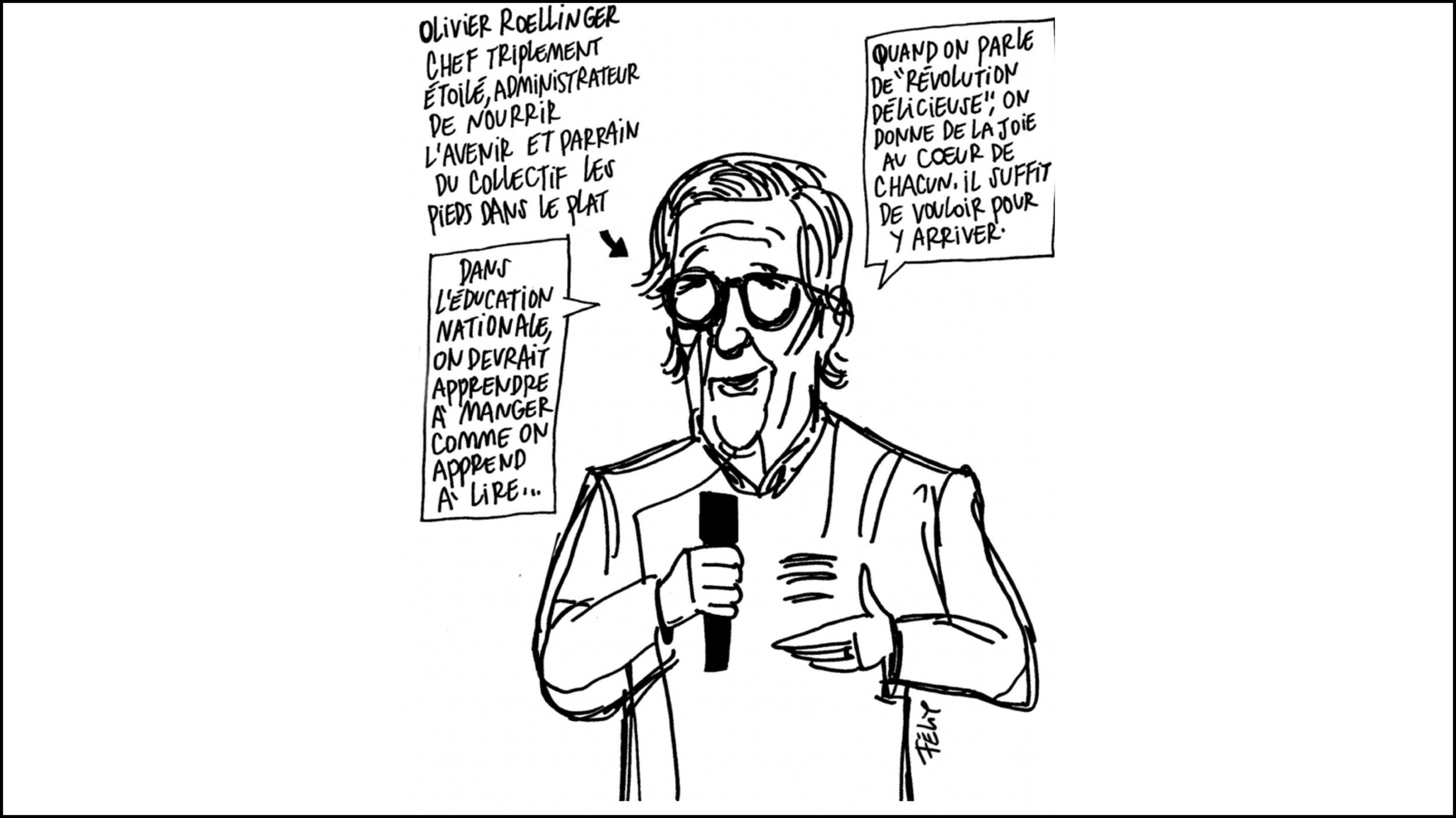 31/05/23 - Charlie Hebdo : Olivier Roellinger - « Il faut absolument sortir des griffes de l’agrobusiness cette immense responsabilité de nourrir les hommes »