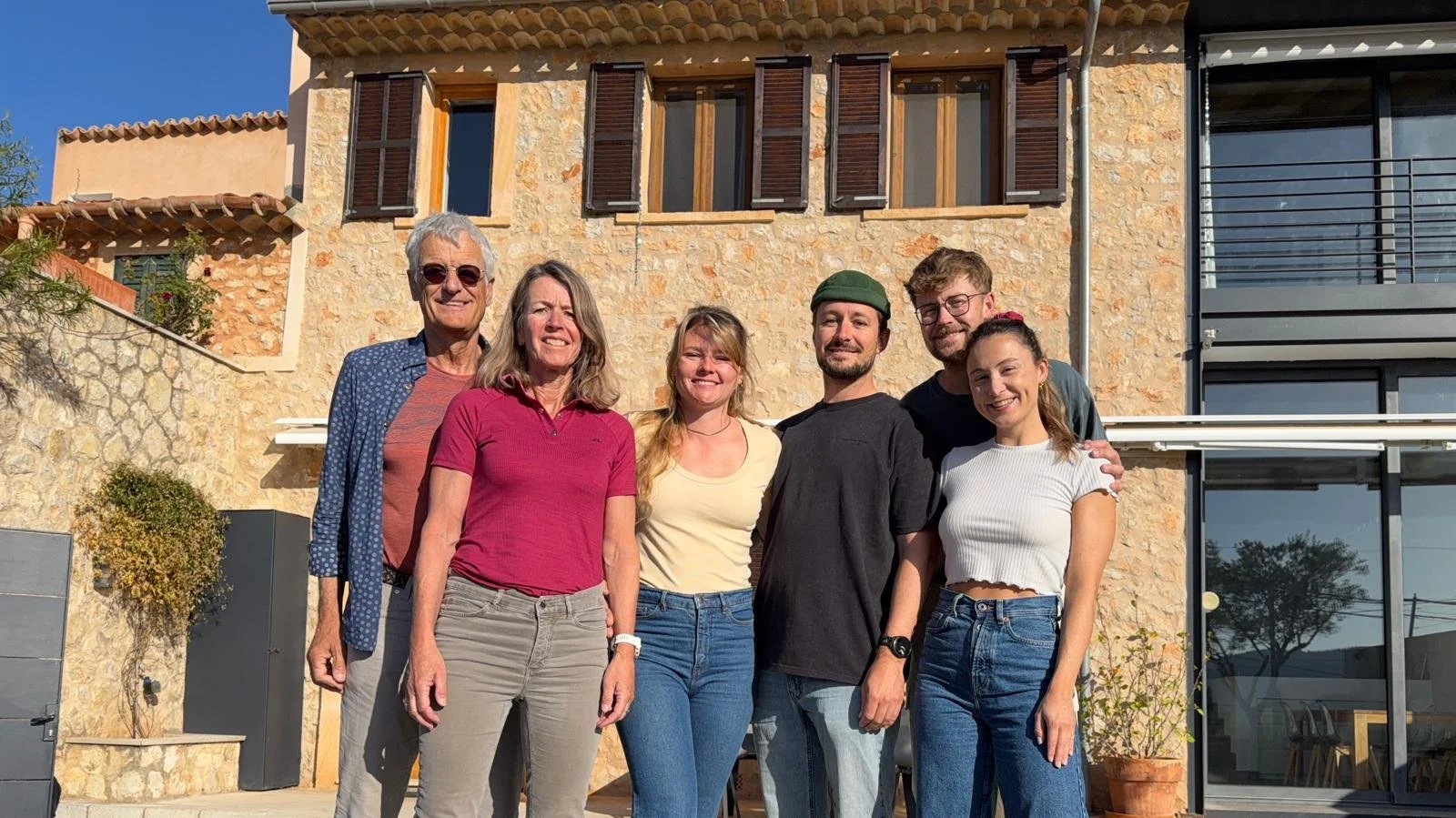 One year later, Thomas, Barbara and family at Boutique Villa Alaro