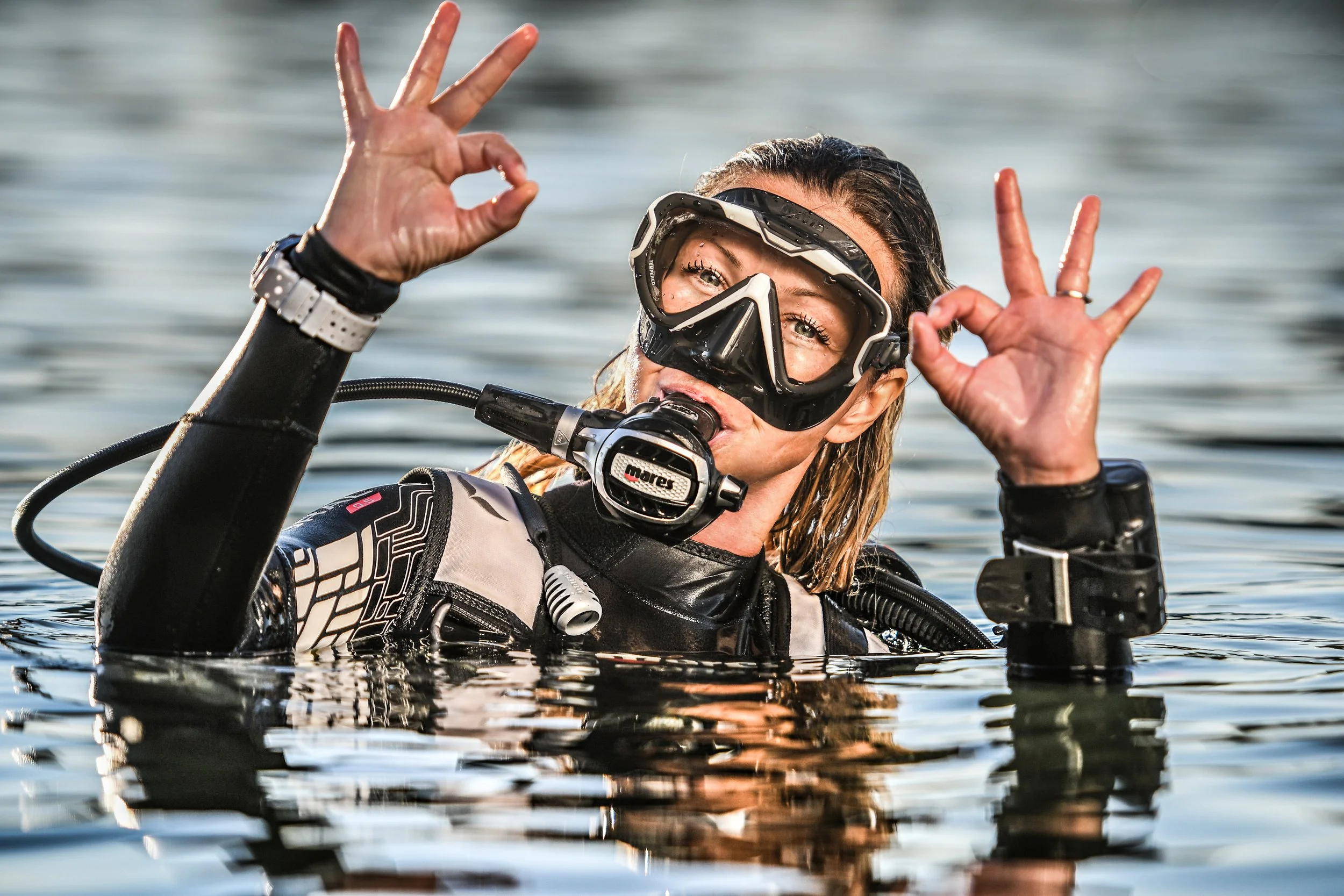 Try scuba in the sea 