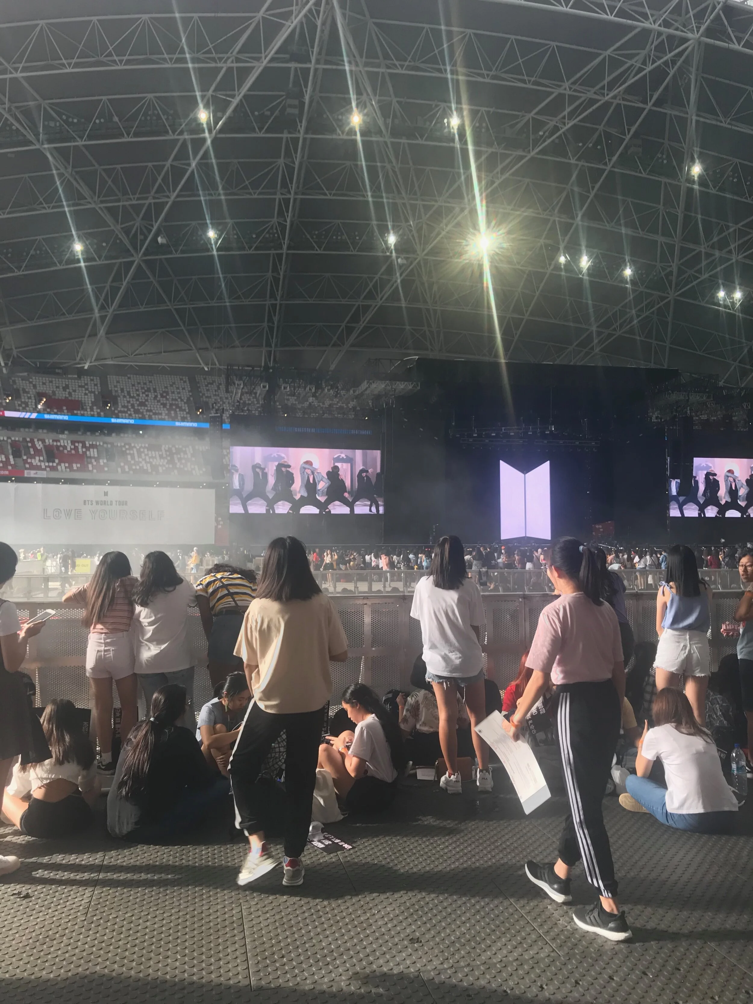 Seeing BTS in Singapore