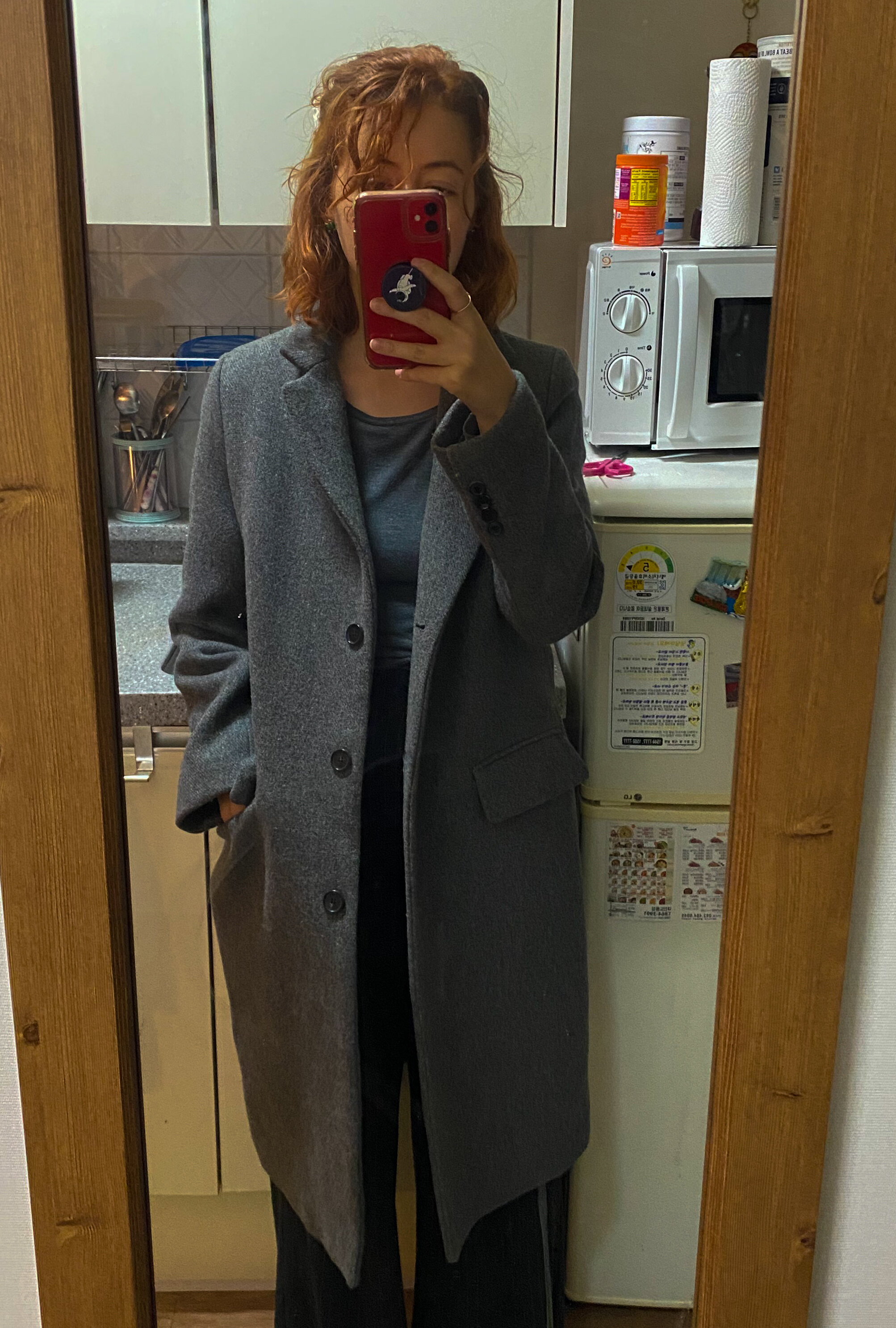thrifted a coat for $9