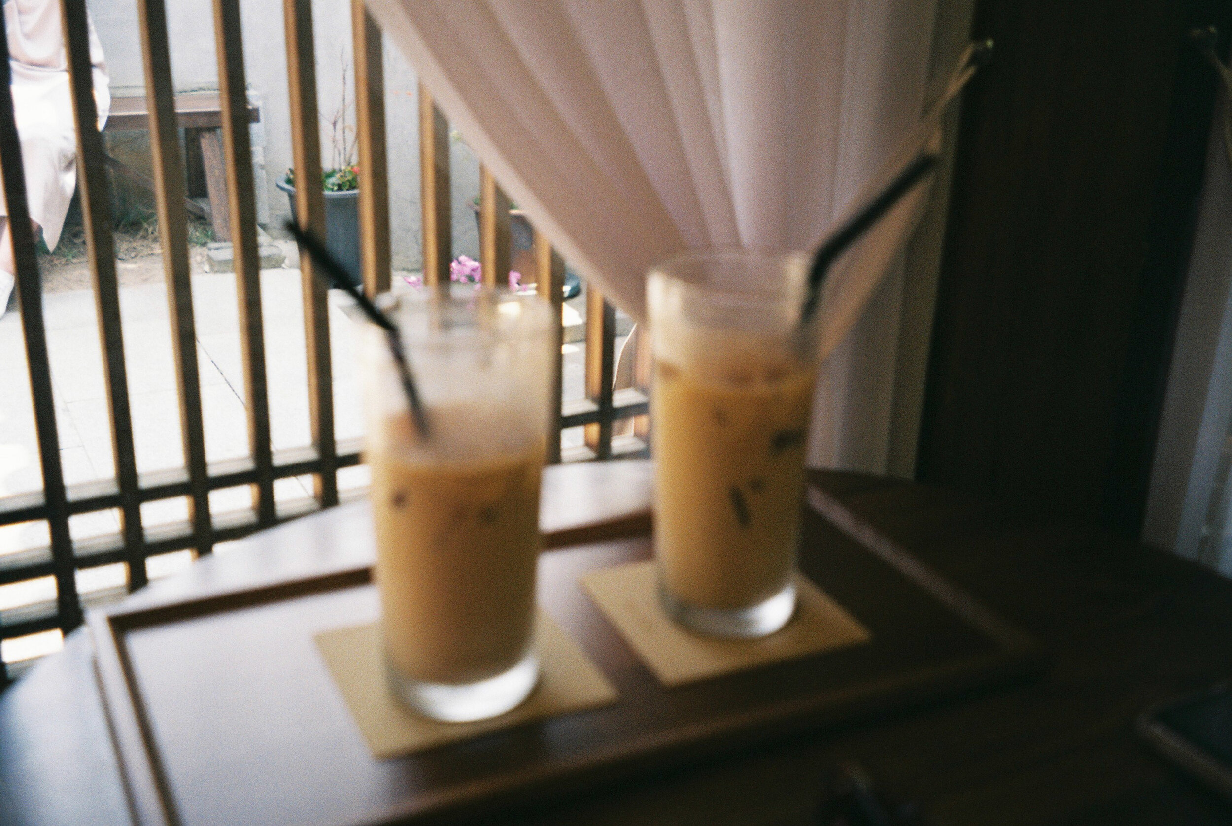 blurry photo, good coffee