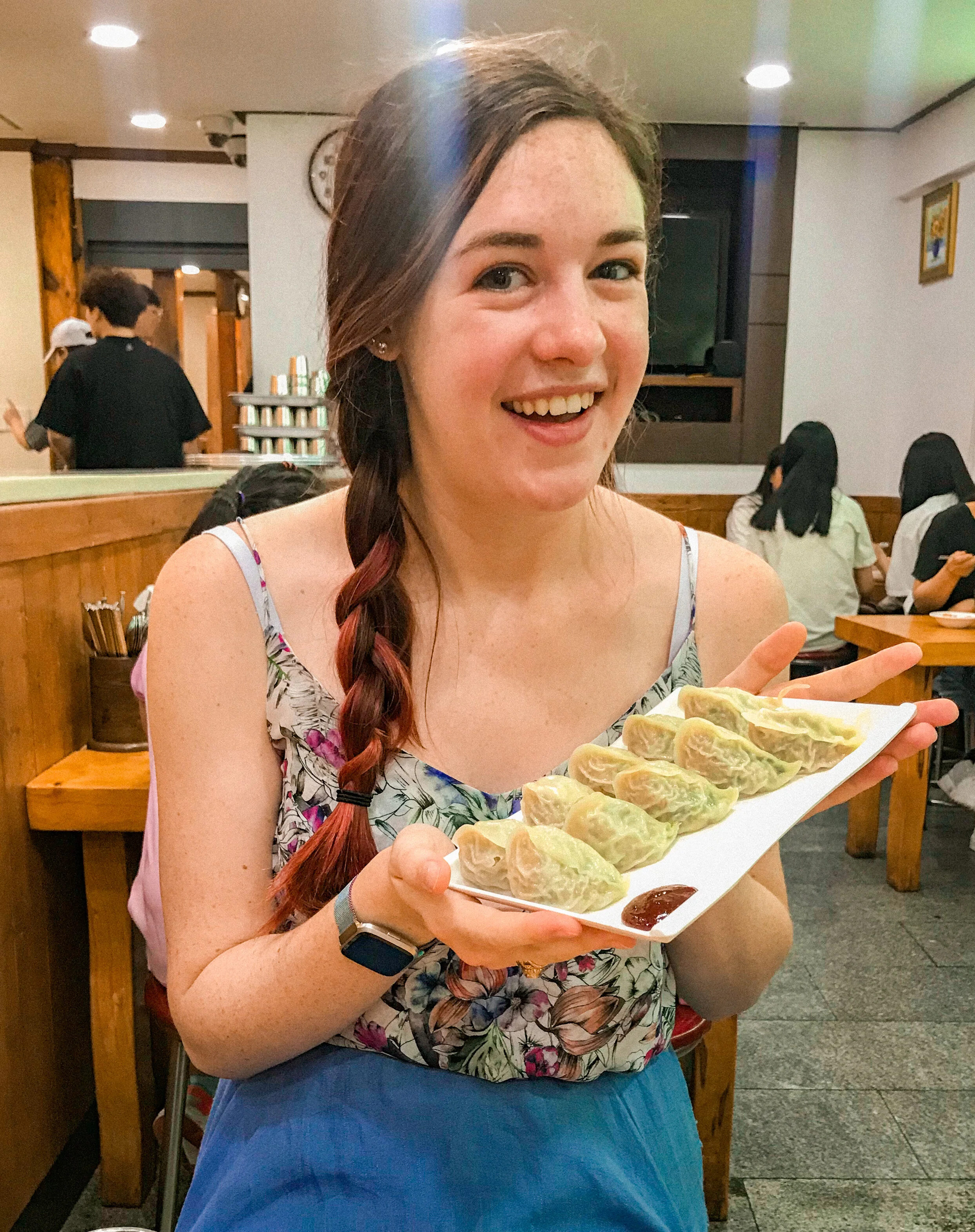 april and some dumplings