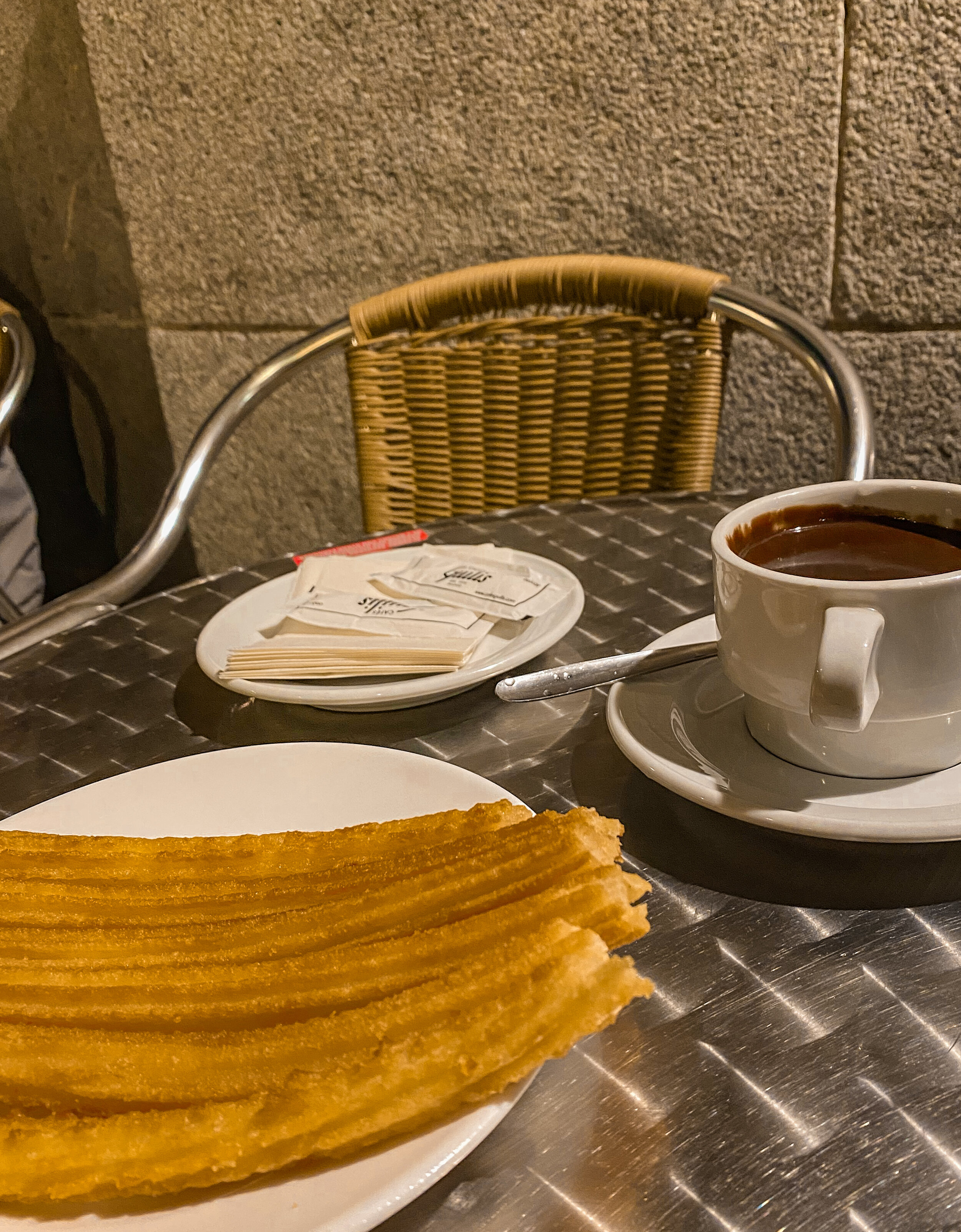 churros con chocolate