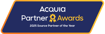 Acquia source partner of the year 2025 logo