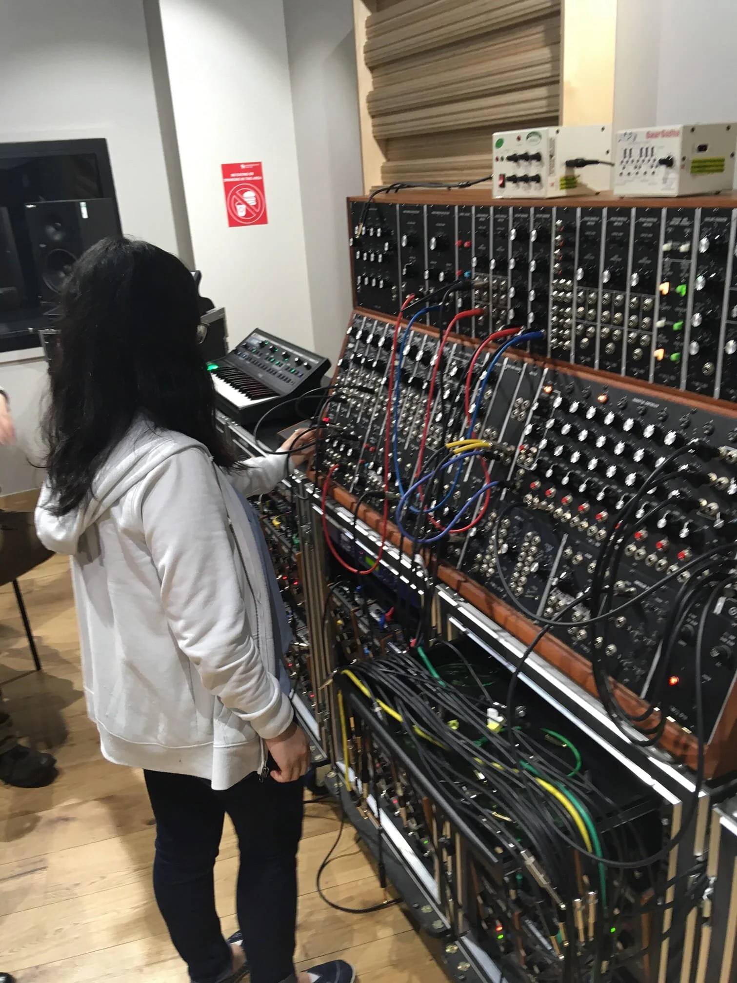 Moog system 55 workshop, Royal Birmingham Conservatoire 2018
