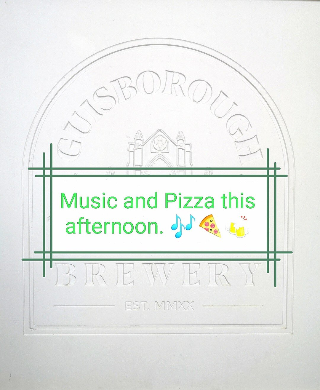 Good bank holiday Monday afternoon,

And what better way to top it all off with an afternoon music and beer session. (Rhetorical!!) 

Open 1pm to 6pm 🍻🍕🎶

#guisbrew #localbeer #socialmediamanagerstillonholiday