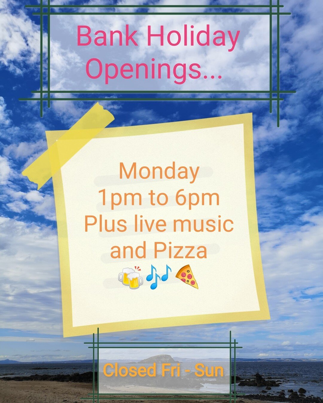 Only open on Monday over the August Bank Holiday.

Plus live music from Lizzie B and Steel River Pizza.

#guisbrew #localbeer #rocksteady #steelriverpizzavan #steelriverstreetfood #bankholidaymonday #whattodoinguisborough