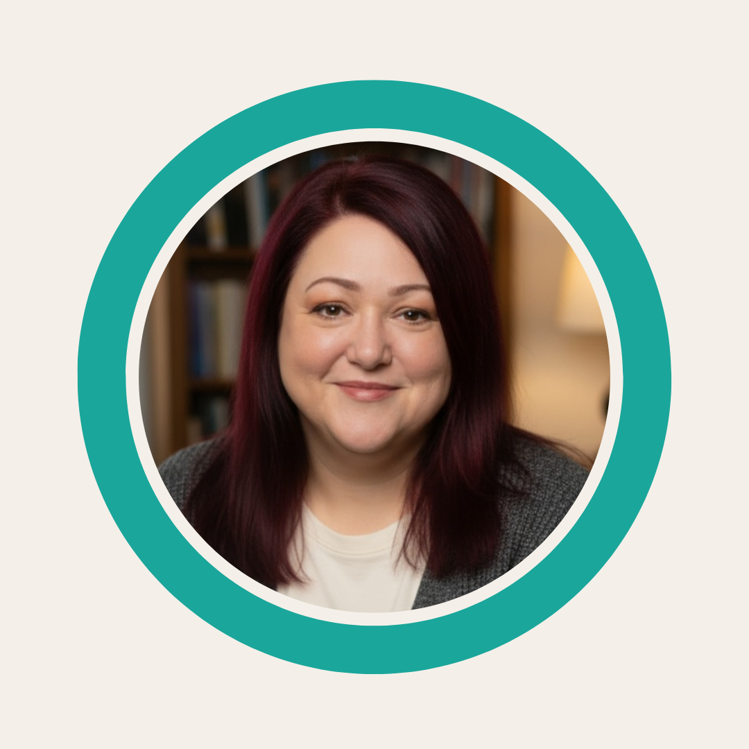 Photo of  a smiling white woman with dark har, Saskia Lightburn-Ritchie