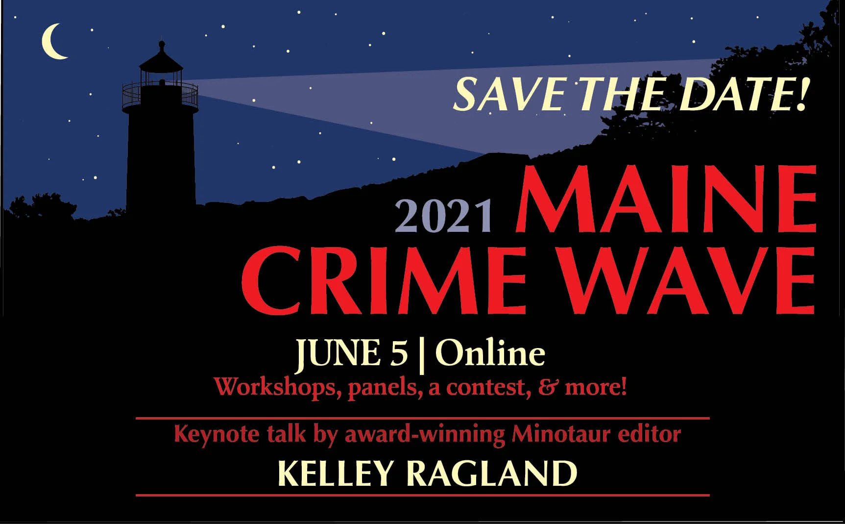 Maine Crime Wave: Early Bird Registration