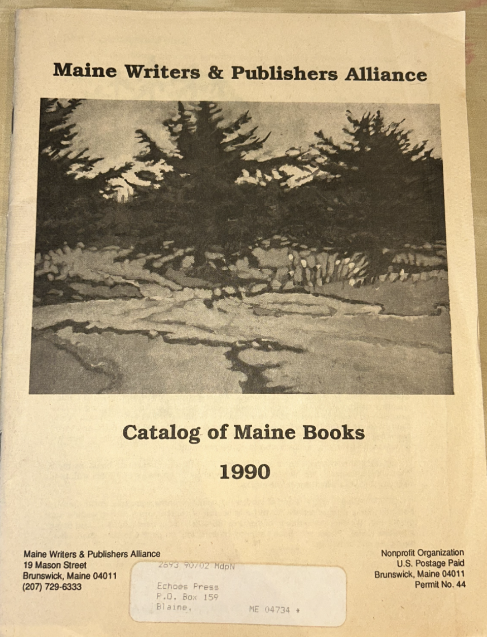 MWPA Catalog of Maine Books 1990