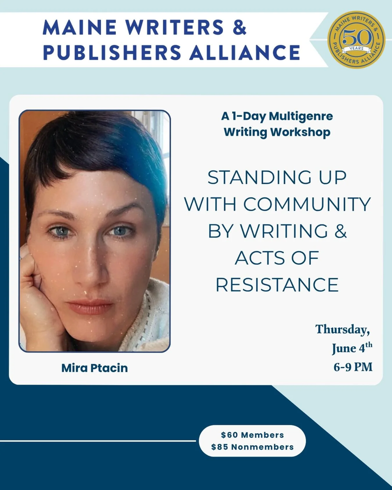 Another workshop in this wonderful series! Featuring @miramptacin 💐

What can we do in our day-to-day to hone and wield our voices, to roll out the changes we believe our communities need? Writing can be applied to many things &ndash; protest signs,
