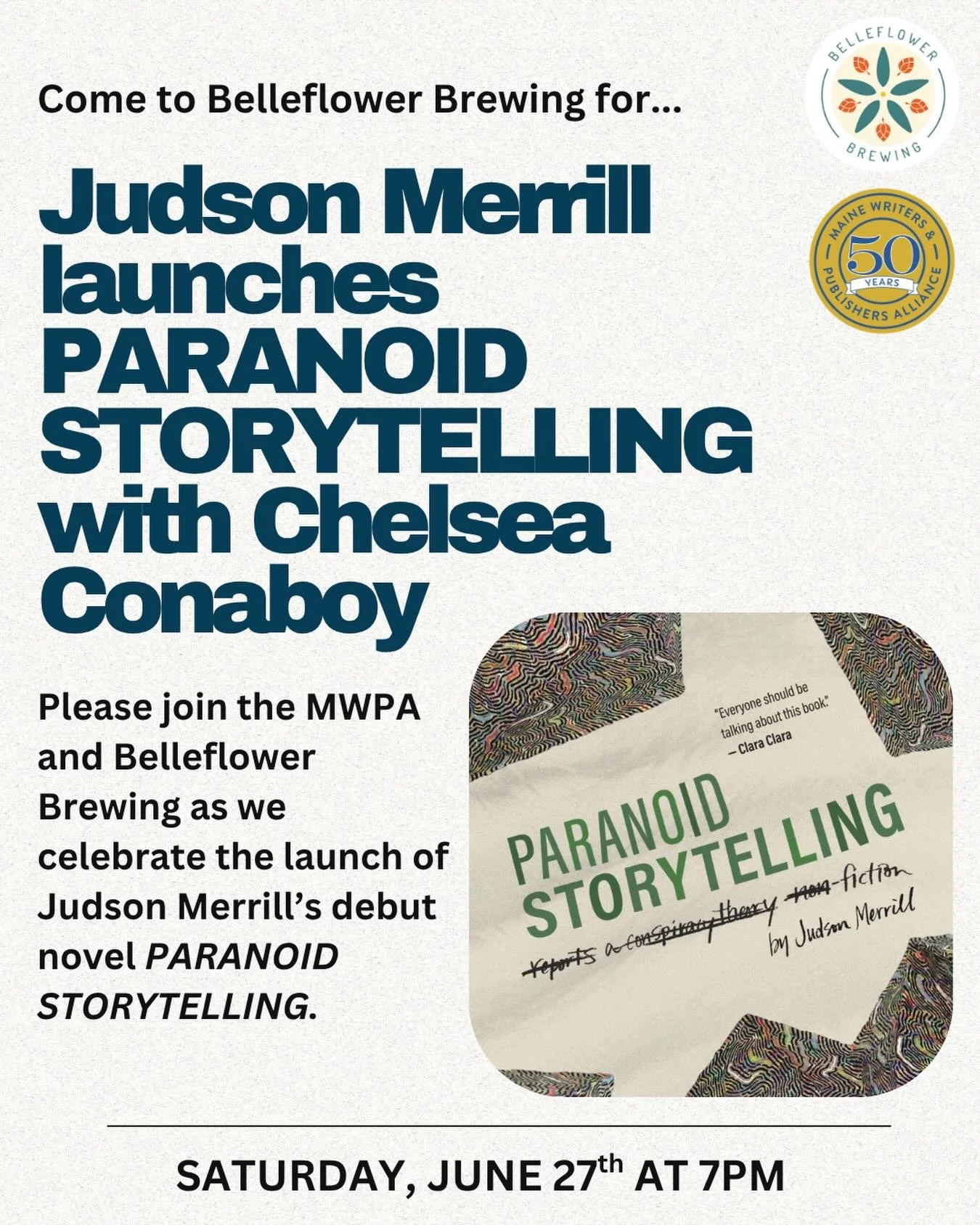 Join us!

After Judson Merrill publishes a story that becomes fodder for conspiracy theorists and fuels a violent clash, he&rsquo;s desperate to write something&mdash;anything&mdash;that rises above our toxic online hysteria. When he discovers a dari