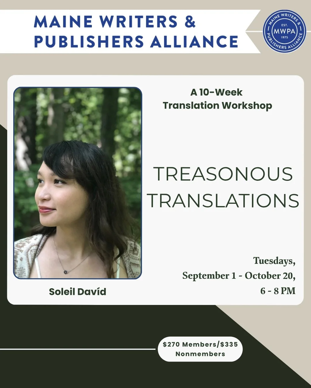 &ldquo;Translation may be impossible, but it can at least be essayed,&rdquo; so writes Gregory Rabassa in his tongue-in-cheek translation memoir If This Be Treason: Translation and Its Dyscontents. 

In this 8-week course with @thedoorajar , we will 