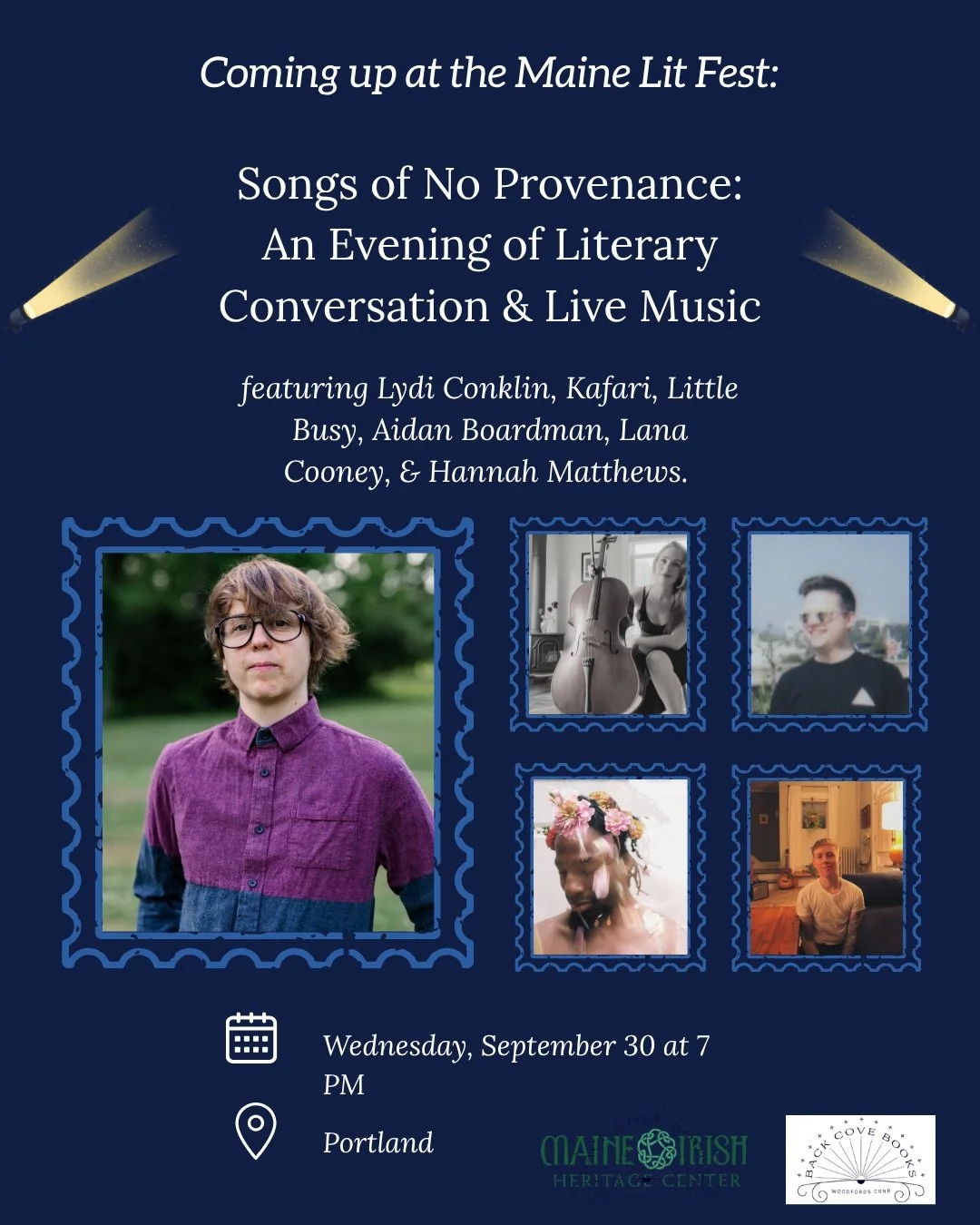 The full schedule for the 2026 Maine Lit Fest is ✨ LIVE ✨

Here's a peek at just some of the incredible events that will be taking place across the state from September 30 - October 9.

Check out the link in our bio for additional information and to 