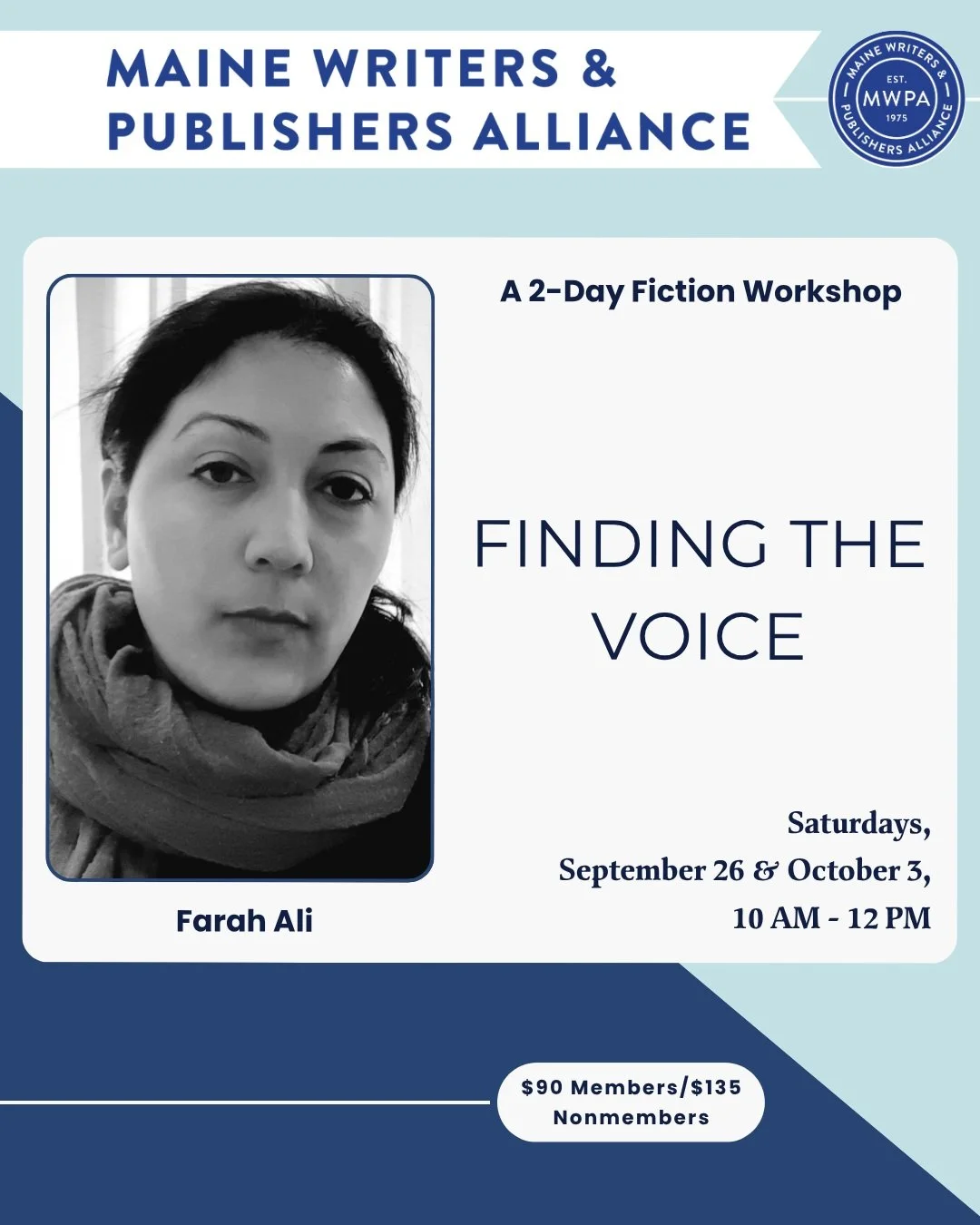 The essays, stories, and novels that have the deepest effect on a reader are ones where the writer has fully leaned into the voice of the narrative. This includes the POV and the theme or the narrator's obsession. 

This two-day workshop is for write